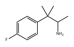 Benzeneethanamine, 4-fluoro-α,β,β-trimethyl- Struktur
