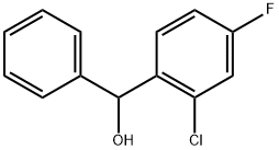 (2-chloro-4-fluorophenyl)(phenyl)methanol Structure