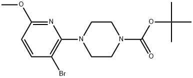 1,1-Dimethylethyl 4-(3-bromo-6-methoxy-2-pyridinyl)-1-piperazinecarboxylate|