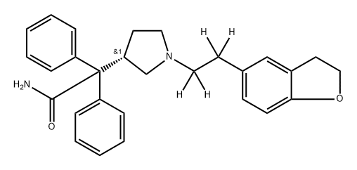 Darifenacin-d4 Struktur