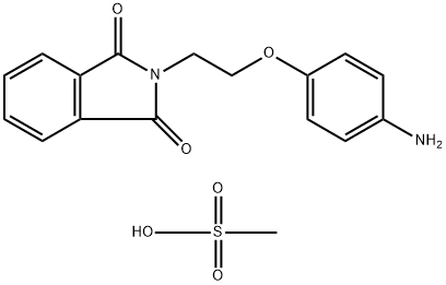 1H-Isoindole-1,3(2H)-dione, 2-[2-(4-aminophenoxy)ethyl]-, methanesulfonate (1:1) Structure