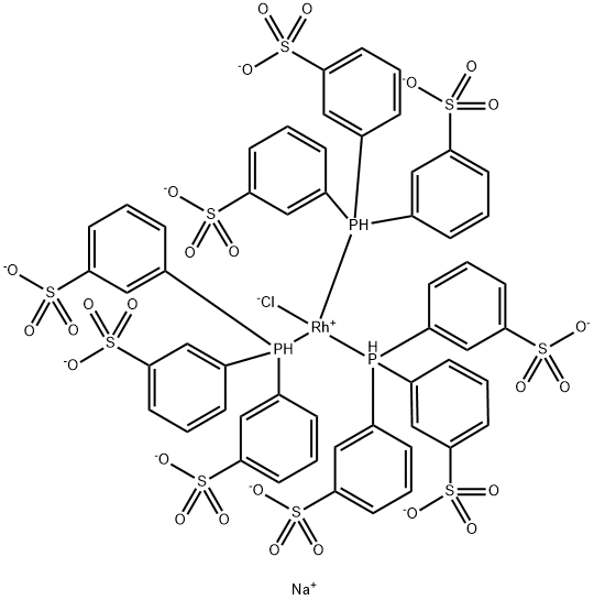 CHLOROTRIS(3 3 3PHOSPHINIDYNETRIS(BENZE&|氯三[(3,3′,3″-次膦基三(苯磺酸基)]铑(I) 九钠盐 水合物