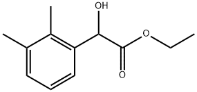 Ethyl α-hydroxy-2,3-dimethylbenzeneacetate 结构式