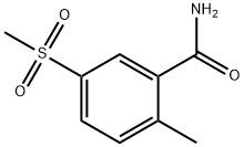 2-Methyl-5-(methylsulfonyl)benzamide,1098346-37-2,结构式