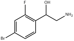Benzenemethanol, α-(aminomethyl)-4-bromo-2-fluoro- Structure