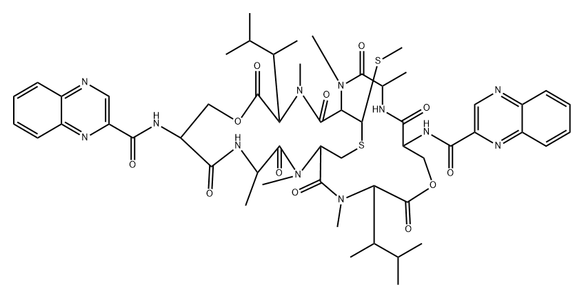 醌霉素 C, 11001-74-4, 结构式