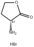 2(3H)-Furanone,3-aminodihydro-,hydrobromide(1:1),(3R)- 化学構造式