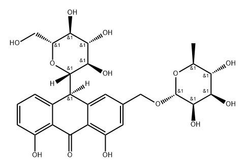 芦荟糖苷B 结构式