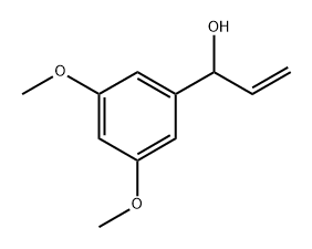 Benzenemethanol, α-ethenyl-3,5-dimethoxy- Struktur