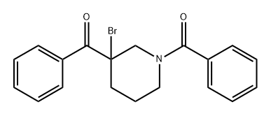 Piperidine, 1,3-dibenzoyl-3-bromo- (6CI),110149-81-0,结构式