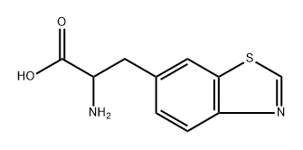 6-Benzothiazolepropanoicacid,alpha-amino-(9CI) 结构式