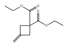 diethyl 3-methylenecyclobutane-1,1-dicarboxylate Structure
