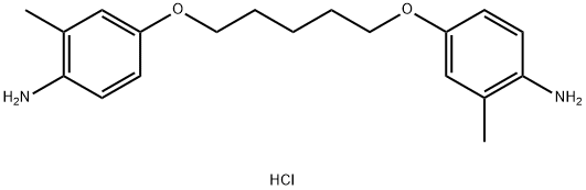 o-Toluidine, 4,4'-(pentamethylenedioxy)di-, dihydrochloride (6CI) Structure