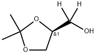 (S)-2,2-Dimethyl-1,3-dioxolane-4-methanol-d2, 110220-54-7, 结构式