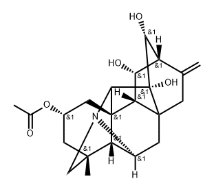 Hetisan-2,11,13,14-tetrol,2-acetate, (2a,11a,13R)- Struktur