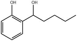 Benzenemethanol, α-butyl-2-hydroxy- Struktur