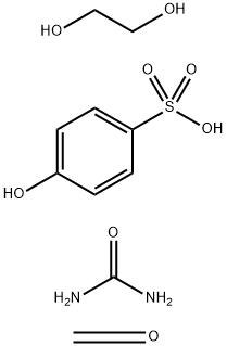 Benzenesulfonic acid, 4-hydroxy-, polymer with formaldehyde and urea, sodium salt, ether with ethylene glycol,110392-53-5,结构式