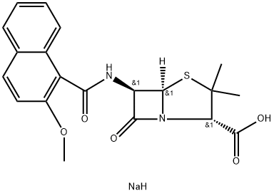 Nafcillin Desmethyl Impurity Structure
