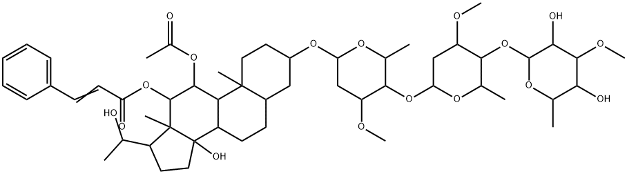 牛奶藤糖苷C, 11051-92-6, 结构式