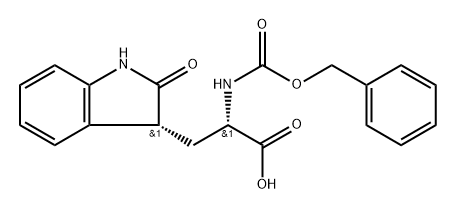 Cbz-(R,S)-2,3-dihydro-2-oxo-Tryptophan Structure