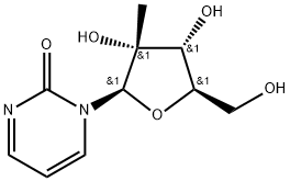 2'-C--Methyl-4-deoyuridine 化学構造式