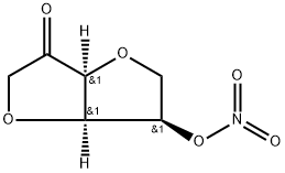 D-Fructose, 1,4:3,6-dianhydro-, nitrate (9CI) Struktur