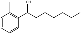 Benzenemethanol, α-hexyl-2-methyl- Structure