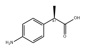 Benzeneacetic acid, 4-amino-α-methyl-, (R)- (9CI) Struktur