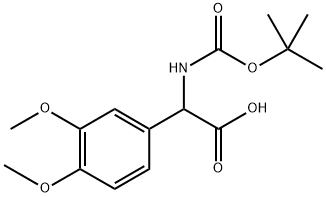 110782-24-6 Benzeneacetic acid, α-[[(1,1-dimethylethoxy)carbonyl]amino]-3,4-dimethoxy-