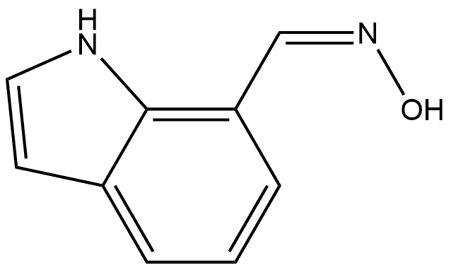 1H-Indole-7-carboxaldehyde, oxime, [C(Z)]- Structure
