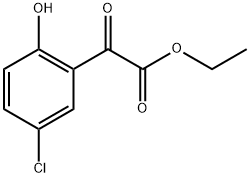 ethyl 2-(5-chloro-2-hydroxyphenyl)-2-oxoacetate 结构式