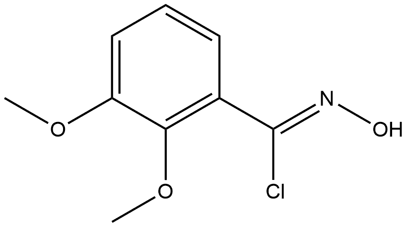 N-Hydroxy-2,3-dimethoxybenzimidoyl Chloride Struktur