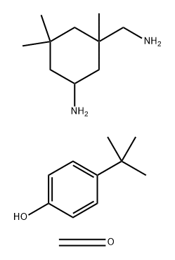 Formaldehyde, polymer with 5-amino-1,3,3-trimethylcyclohexanemethanamine and 4-(1,1-dimethylethyl)phenol Struktur