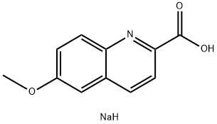 2-Quinolinecarboxylic acid, 6-methoxy-, sodium salt (1:1)