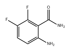 6-amino-2,3-difluorobenzamide Structure