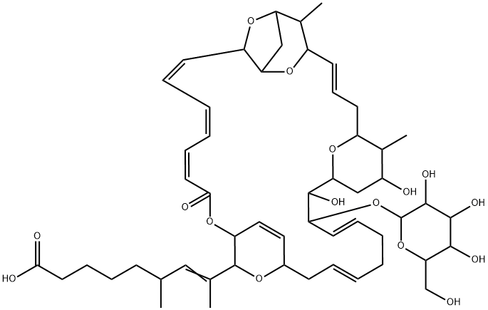 21-O-β-D-Glucopyranosylsorangicin A|