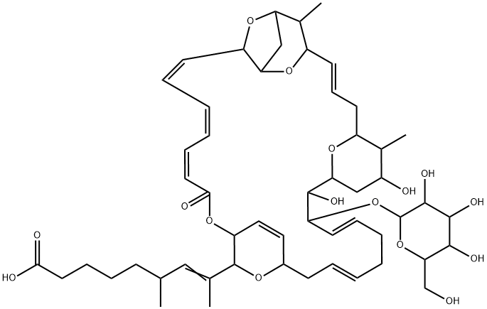 111727-66-3 21-O-β-D-Glucopyranosylsorangicin A