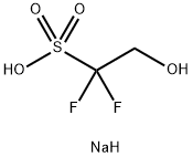 1,1-difluoro-2-hydroxy-ethanesulfonic acid sodium salt Structure
