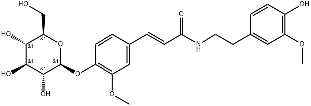 2-Propenamide, 3-[4-(β-D-glucopyranosyloxy)-3-methoxyphenyl]-N-[2-(4-hydroxy-3-methoxyphenyl)ethyl]-, (2E)-|升麻酰胺