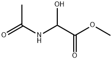 Acetic acid, (acetylamino)hydroxy-, methyl ester (9CI) Struktur