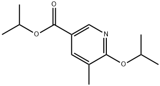 6-Isopropoxy-5-methylnicotinic acid isopropyl ester Structure