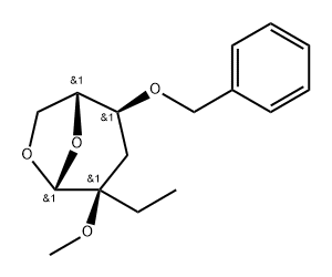 112338-41-7 .beta.-D-ribo-Hexopyranose, 1,6-anhydro-3-deoxy-2-C-ethyl-2-O-methyl-4-O-(phenylmethyl)-