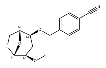 .beta.-D-ribo-Hexopyranose, 1,6-anhydro-4-O-(4-cyanophenyl)methyl-3-deoxy-2-O-methyl-|