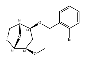 112338-84-8 .beta.-D-ribo-Hexopyranose, 1,6-anhydro-4-O-(2-bromophenyl)methyl-3-deoxy-2-O-methyl-
