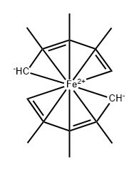 Iron, bis(eta5-2,3,4-trimethylpenta-2,4-dien-1-yl)- Structure