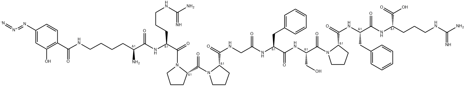 N(6)-4-azidosalicylylkallidin Structure