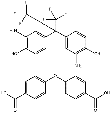 4,4'-Oxybisbenzoic acid polymer with 4,4'-[2,2,2-trifluoro-1-(trifluoromethyl)ethylidene]bis[2-aminophenol] Structure
