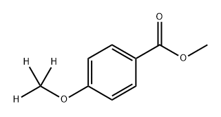 Methyl 4-(methoxy-d3)benzoate 结构式