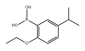 2-Ethoxy-5-(1-methylethyl)phenylboronic acid Struktur