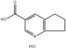 6,7-Dihydro-5H-cyclopenta[b]pyridine-3-carboxylic Acid,113124-12-2,结构式